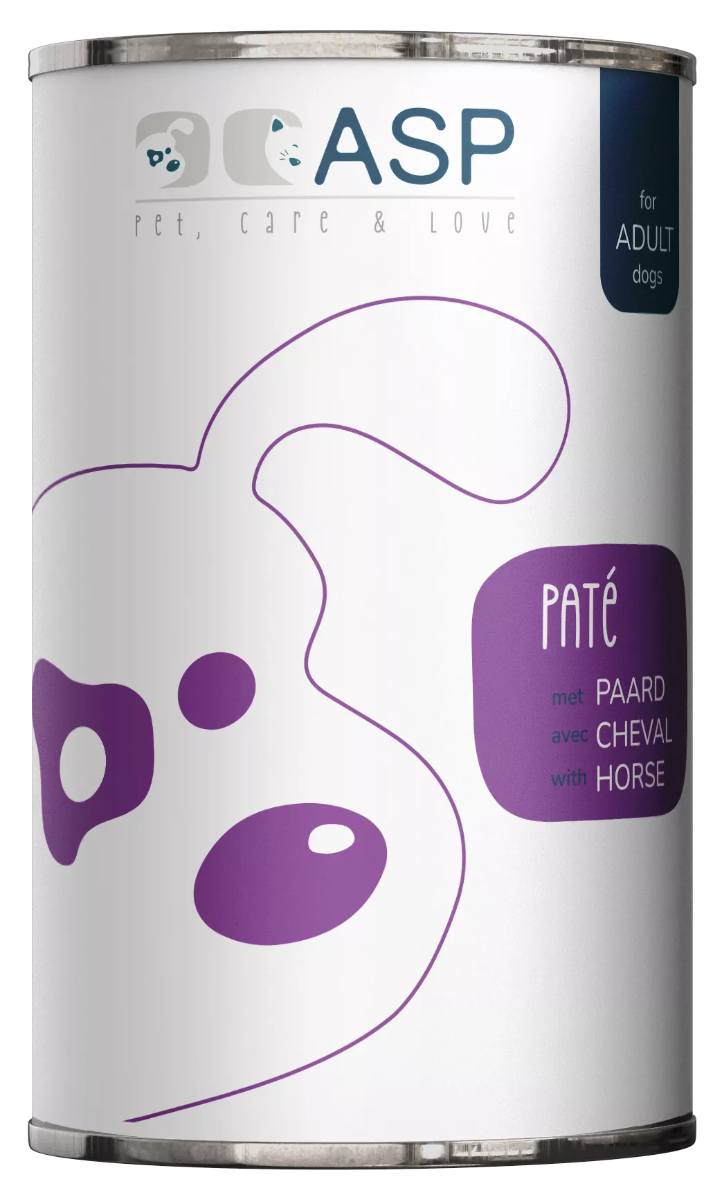 ASP Paté voor hond - Paard 400 gr