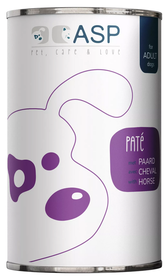 ASP Paté voor hond - Paard 400 gr