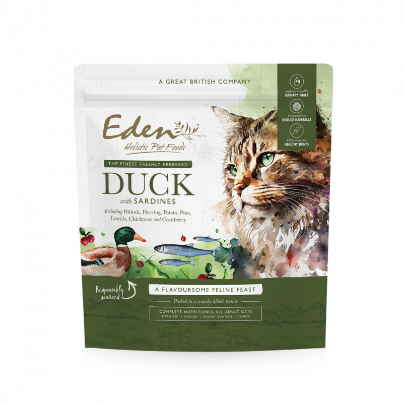 Eden Feline Feast - eend & sardines 1,5 kg
